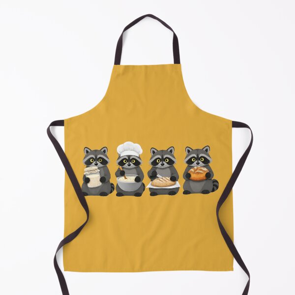 Artikelvorschau, Waschbär-Sauerteig und Brotbackmischung entworfen und verkauft von Funny Vintage Stickers And T-Shirts.