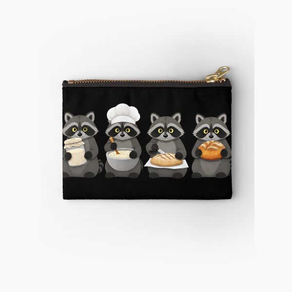 Item preview, Racoon Sourdough And Bread Backing designed and sold by Funny Vintage Stickers And T-Shirts.