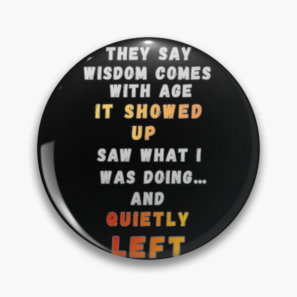 Item preview, Wisdom Comes With Age Sarcastic Vintage Humor tee. designed and sold by Creative-Sanc.