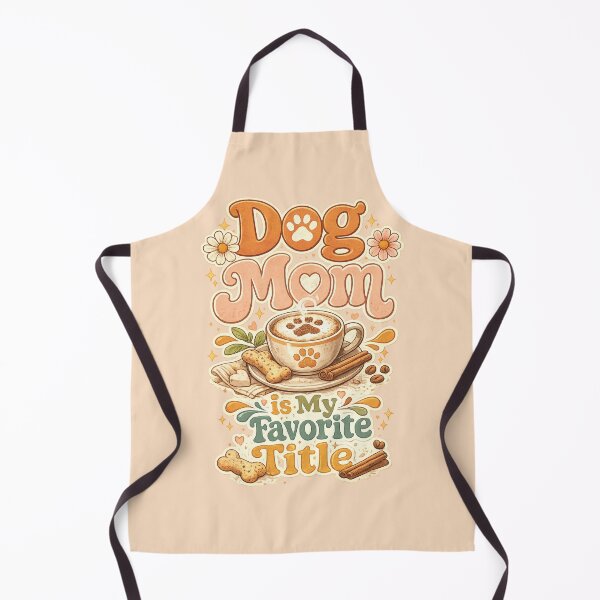 Item preview, Dog Mom is My Favorite Title Retro Vintage Puppy and Coffee Lover Gift for Women designed and sold by Im-Ara.