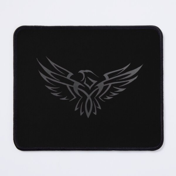 Item preview, Tribal Eagle Wings Spread Dark Ink Art Design designed and sold by silversketchh.