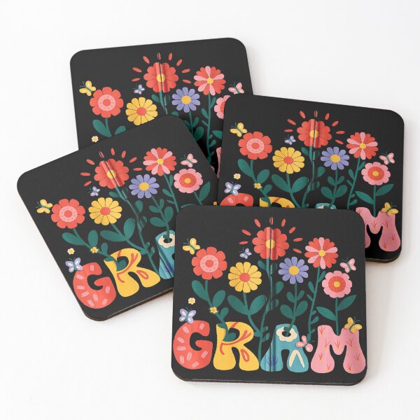 Item preview, Grandma Groovy Floral Wildflower Retro  designed and sold by zamiokaline.