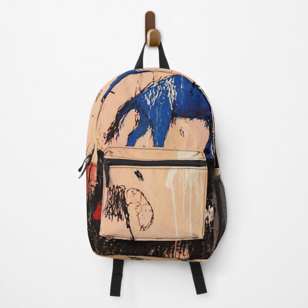 Item preview, Blue Dog on Hill Abstract Urban Painting designed and sold by Modaozushi216.