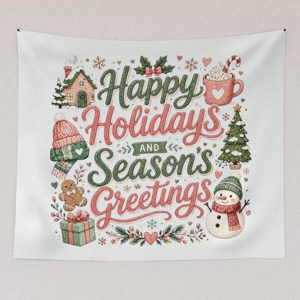 Item preview, Happy Holidays & Season's Greetings designed and sold by Myra365Art.