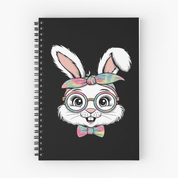 Item preview, Cute Bunny Face Tie Dye Glasses Headband Happy Easter Day designed and sold by Soleaani.