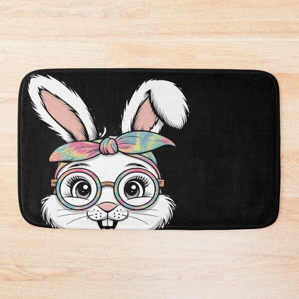 Item preview, Cute Bunny Face Tie Dye Glasses Headband Happy Easter Day designed and sold by Soleaani.