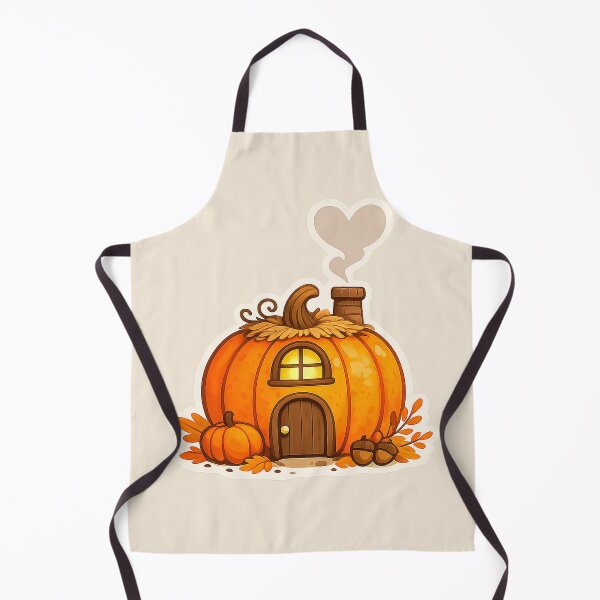 Item preview, Cute Cozy Pumpkin House – Kawaii Autumn Cottagecore Sticker designed and sold by Iras-Art-Corner.