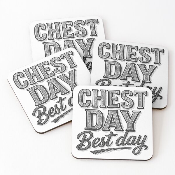 Item preview, Chest Day Best Day – Gym Motivation Workout Fitness Quote Design designed and sold by Sparkofart07.