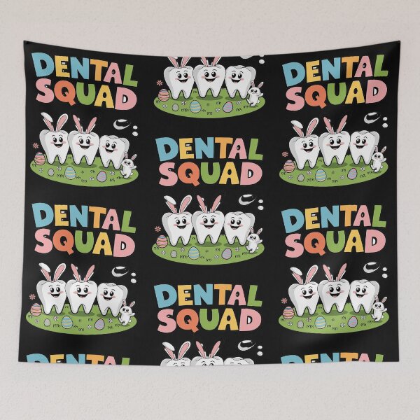 Item preview, Cute Bunny Teeth Tooth Dental Squad designed and sold by Soleaani.