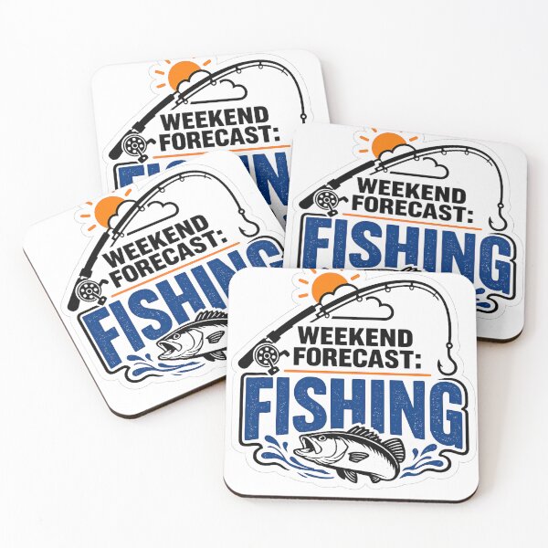 Item preview, Weekend Forecast Fishing – Funny Fishing Design – Angler Gift designed and sold by YunoStudio.
