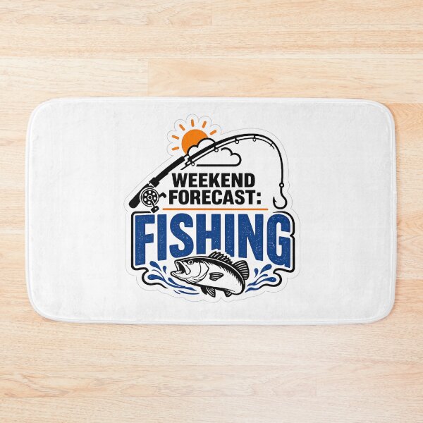 Item preview, Weekend Forecast Fishing – Funny Fishing Design – Angler Gift designed and sold by YunoStudio.
