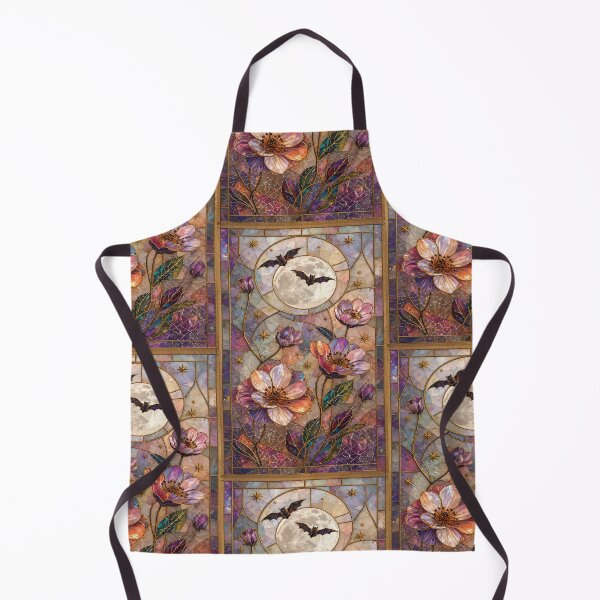 Item preview, Full moon, stars and night flowers designed and sold by BriSher.