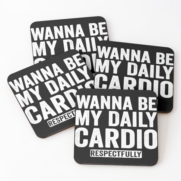 Item preview, Wanna Be My Daily Cardio Funny Gym Saying Hoodie designed and sold by eliramaison.