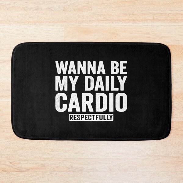 Item preview, Wanna Be My Daily Cardio Funny Gym Saying Hoodie designed and sold by eliramaison.