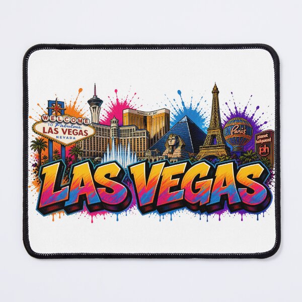 Item preview, Las Vegas Skyline – Graffiti Style T-Shirt Design Nevada  designed and sold by Earth Celebration Designs.