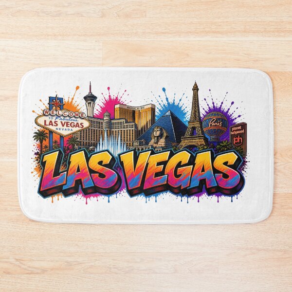 Item preview, Las Vegas Skyline – Graffiti Style T-Shirt Design Nevada  designed and sold by Earth Celebration Designs.