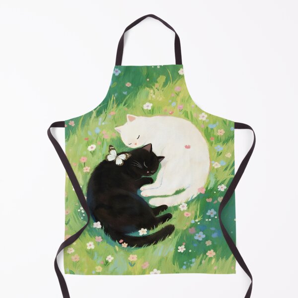 Item preview, Black cat and white cat designed and sold by xianxiu-ling.