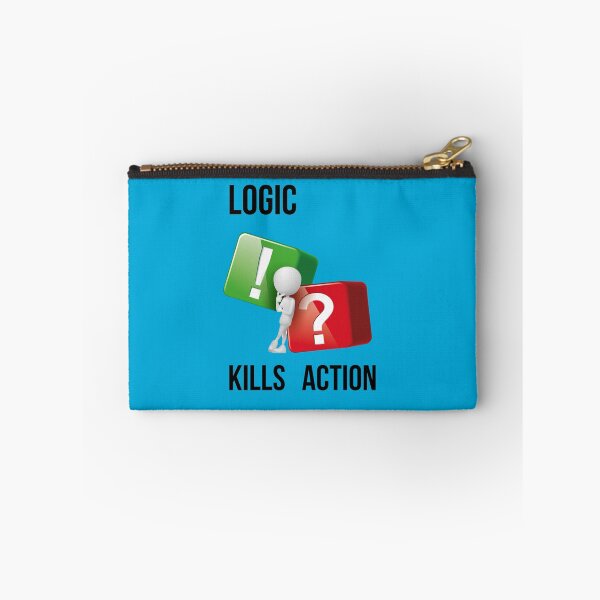 Item preview, "Logic Kills Action" doers mindset, bold statement, streetwear design designed and sold by TR_fairydesigns.
