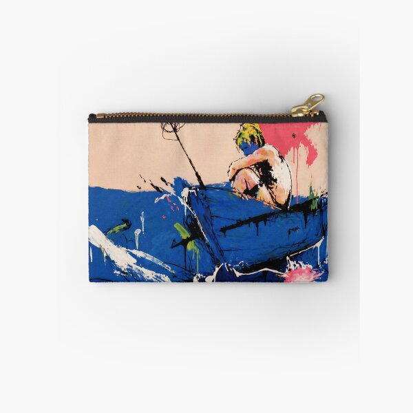 Item preview, Abstract Fisherman in Blue Boat Expressionist  designed and sold by Modaozushi216.