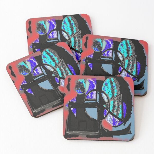 Item preview, Shades Of Dark colorful geometric abstract design designed and sold by SmashingDeals.