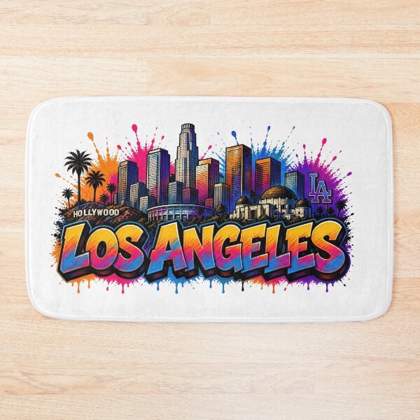 Item preview, Los Angeles Skyline – Graffiti Style T-Shirt Design California designed and sold by Earth Celebration Designs.