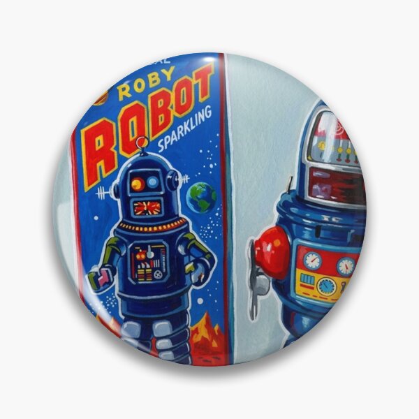 Item preview, Vintage 1950s Japanese Mechanical 'Roby Robot' designed and sold by Corinne Alexa Jackson.