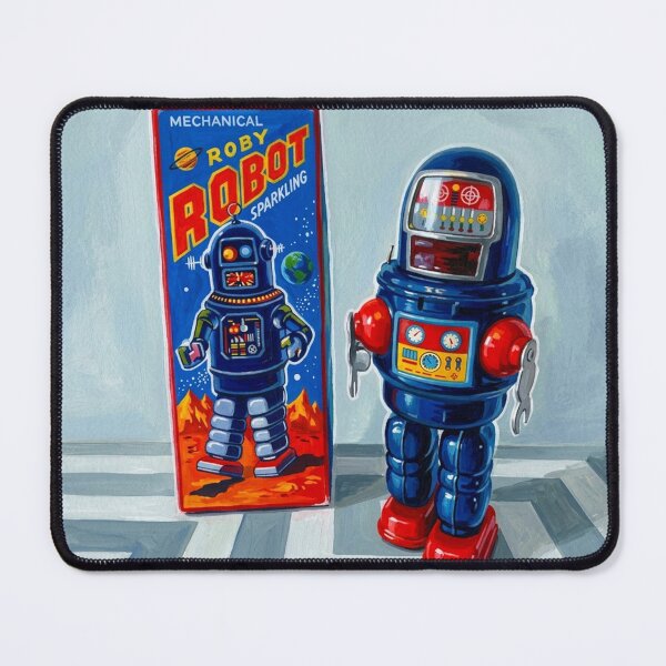 Item preview, Vintage 1950s Japanese Mechanical 'Roby Robot' designed and sold by Corinne Alexa Jackson.