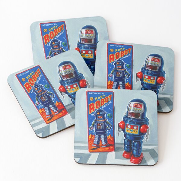 Item preview, Vintage 1950s Japanese Mechanical 'Roby Robot' designed and sold by Corinne Alexa Jackson.