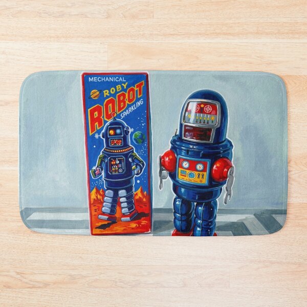 Item preview, Vintage 1950s Japanese Mechanical 'Roby Robot' designed and sold by Corinne Alexa Jackson.