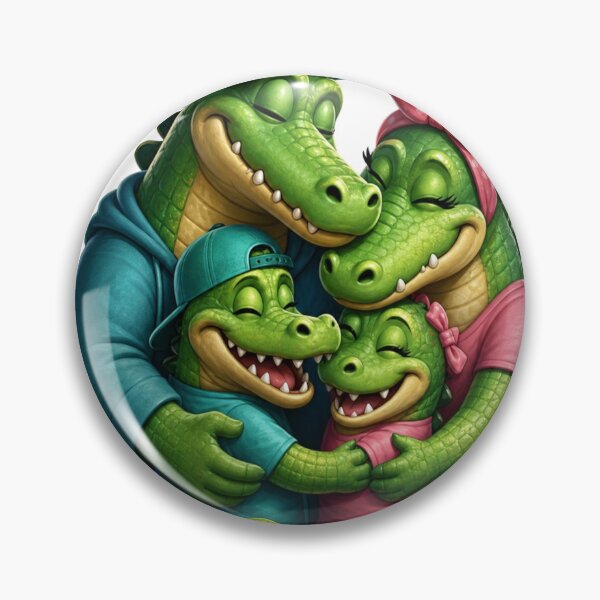 Item preview, Cute Crocodile Family Gift designed and sold by InkNovaLab.