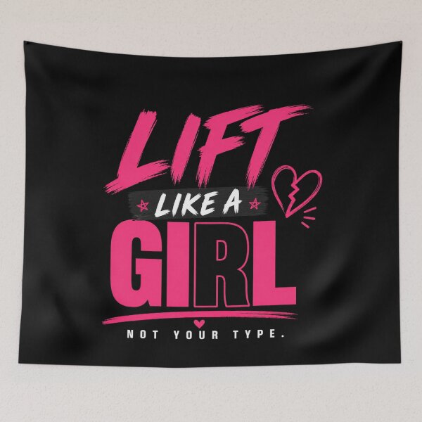 Item preview, Lift Like A Girl Not Your Type Shirt designed and sold by StoryInCode.