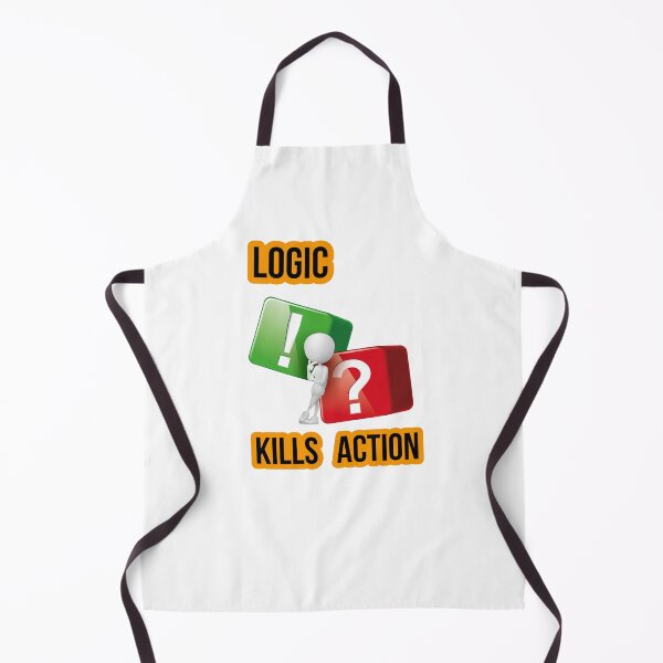 Item preview, "Logic Kills Action" doers mindset, bold statement, streetwear design designed and sold by TR_fairydesigns.