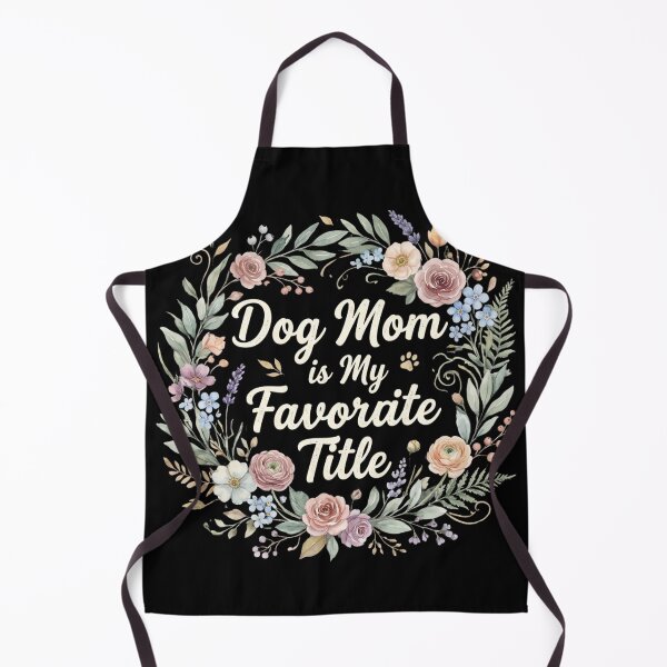 Item preview, Dog Mom is My Favorite Title Retro Vintage Floral Lover Gift for Women designed and sold by Im-Ara.