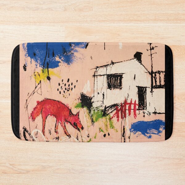 Item preview, Fox Countryside Abstract Painting with Raw Sketch Style designed and sold by Modaozushi216.