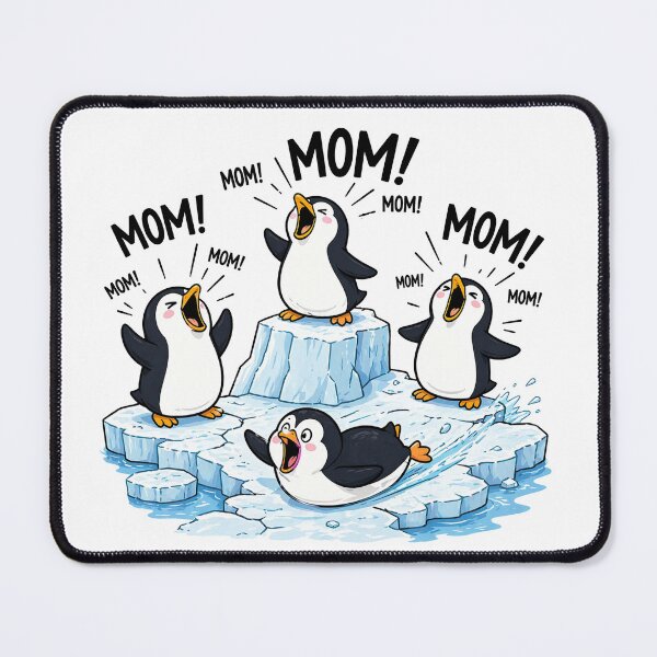 Artikelvorschau, Pinguin-Mama, Mama, Mama – Lustige Pinguin-Mama entworfen und verkauft von vintagearttee.