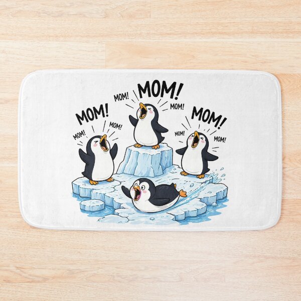 Artikelvorschau, Pinguin-Mama, Mama, Mama – Lustige Pinguin-Mama entworfen und verkauft von vintagearttee.