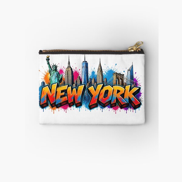 Item preview, New York Skyline – Graffiti Style T-Shirt Design - NYC USA Urban Art designed and sold by Earth Celebration Designs.