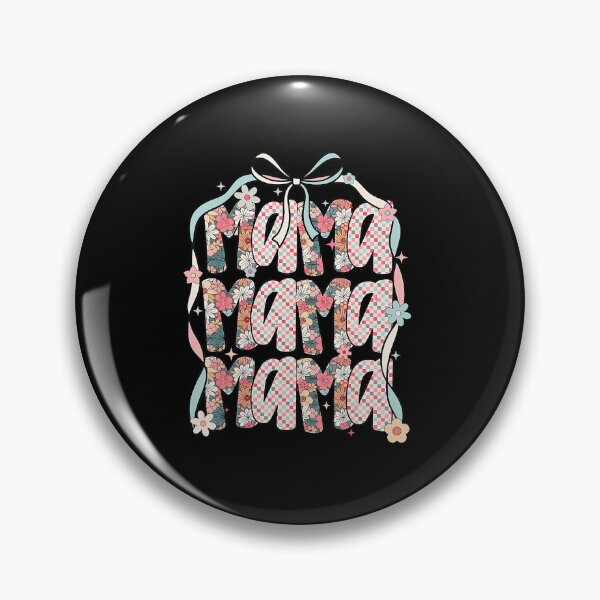 Artikelvorschau, Mama Floral Bow Checkered Letters entworfen und verkauft von zamiokaline.