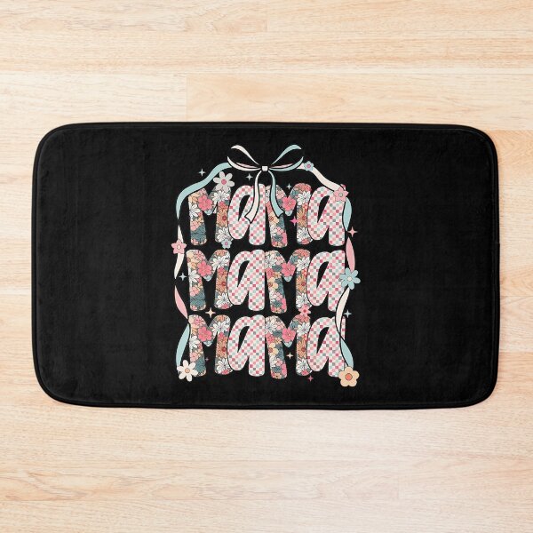 Artikelvorschau, Mama Floral Bow Checkered Letters entworfen und verkauft von zamiokaline.