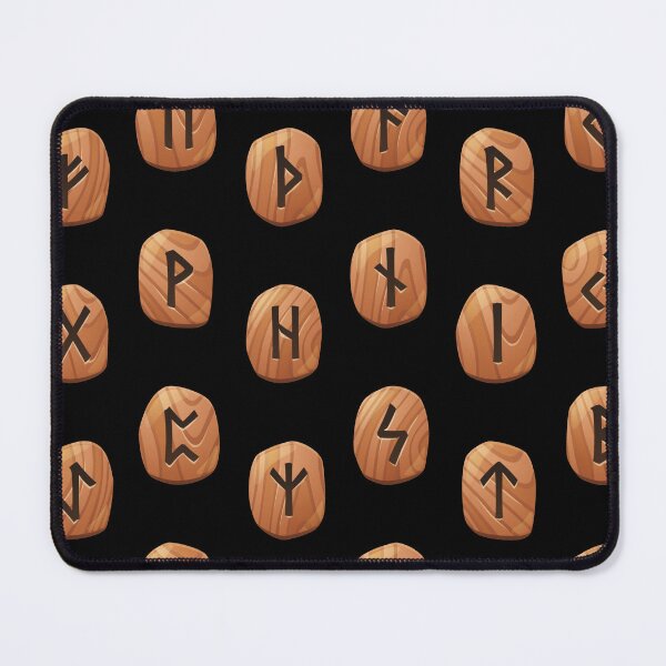 Item preview, Mystic Norse Runes on Wooden Stones – Ancient Viking Elder Futhark Set designed and sold by Hedon77.