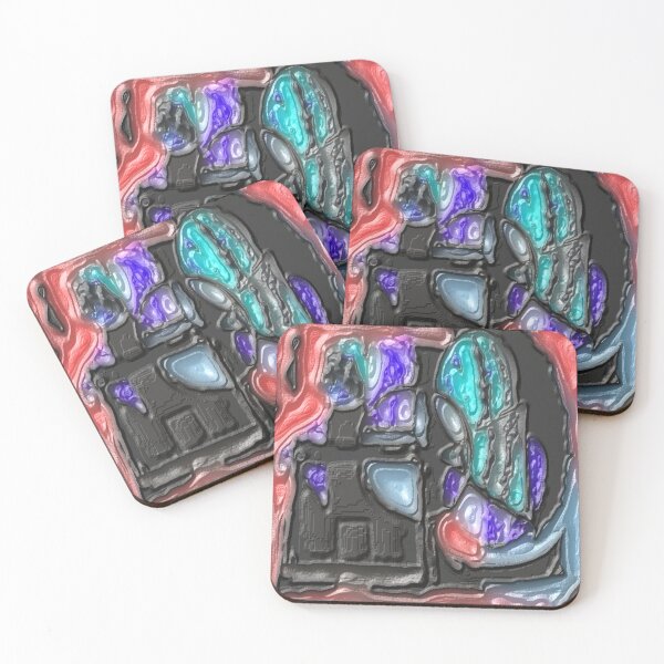 Item preview, Shades Of Dark Plaster colorful geometric abstract design designed and sold by SmashingDeals.