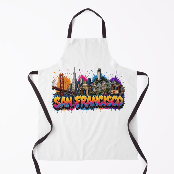 Item preview, San Francisco Skyline – Graffiti Style T-Shirt Design California USA Urban Art designed and sold by Earth Celebration Designs.