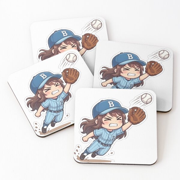 Item preview, Chibi Baseball 2026 Edition - Diving Catch designed and sold by Chibi-Planet.