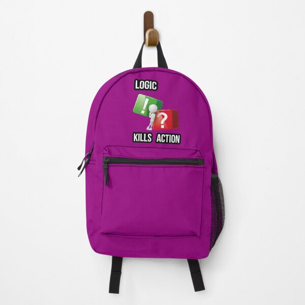 Item preview, "Logic Kills Action" doers mindset, bold statement, streetwear design designed and sold by TR_fairydesigns.