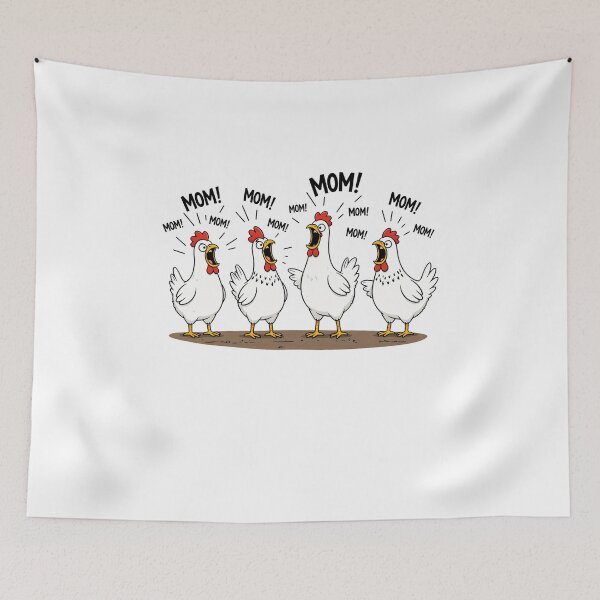Artikelvorschau, Mama, Mama, Mama – Lustige Pinguin-Mama entworfen und verkauft von vintagearttee.