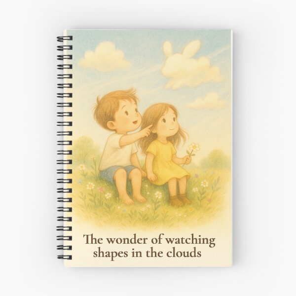 Item preview, The Wonder of Watching Shapes in the Clouds – Childhood Moment Mini Series designed and sold by FunscapeHQ.