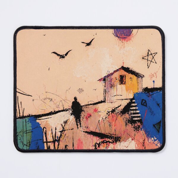 Item preview, Abstract Hill House Walk Painting designed and sold by Modaozushi216.