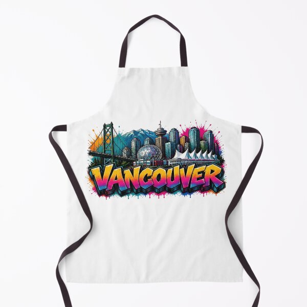 Item preview, Vancouver Skyline – Graffiti Style T-Shirt Design Canada Urban Art designed and sold by Earth Celebration Designs.