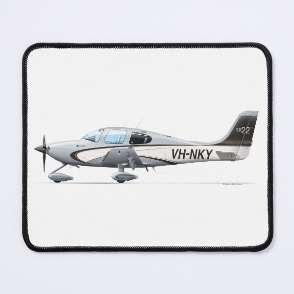 Item preview, CIRRUS SR22 designed and sold by Grubby Fingers Aircraft Illustration.