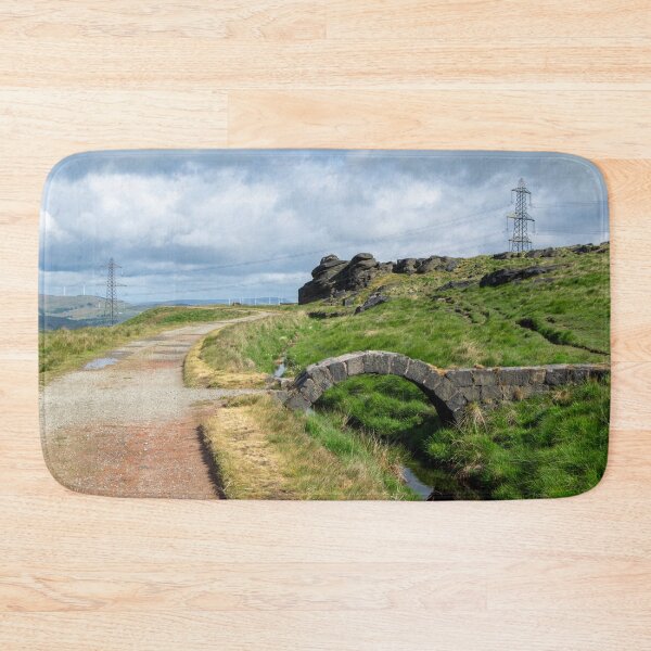 Item preview, The Rain Stone from Blackstone Edge: Epic Yorkshire Moorland Landscape designed and sold by ArtworkNorth.